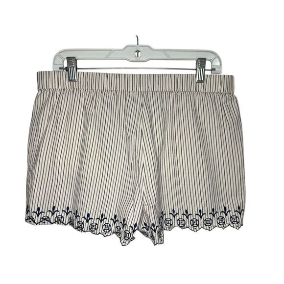 Madewell Women’s Medium Embroidered Jardin Pull-On Shorts Cotton - Picture 5 of 7